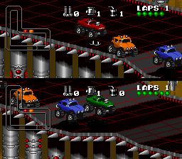 Rock n' Roll Racing (Japan) background