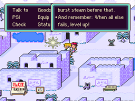 EarthBound (USA) [Hack by Radiation v1.02] (~Arn's Winter Quest - Gway Edition) background