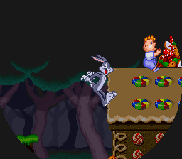Bugs Bunny in Rabbit Rampage (Europe) background
