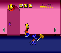 Simpsons, The - Bart's Nightmare (Europe) background