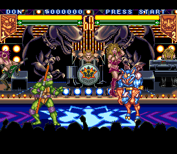 Teenage Mutant Ninja Turtles - Tournament Fighters (USA) background