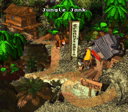 Donkey Kong Distortion Country background