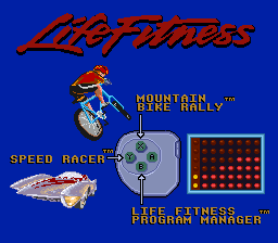 Exertainment Life Fitness Mega Cart (Europe) (Proto) background