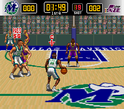 NBA Jikkyou Basket Winning Dunk (Japan) background