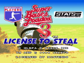 Super Bases Loaded 3 - License to Steal (USA) background