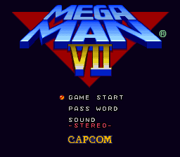 Maga Man 7 Player Update background