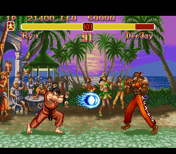 Super Street Fighter II - The New Challengers (USA) background