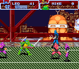 Teenage Mutant Hero Turtles IV - Turtles in Time (Europe) background