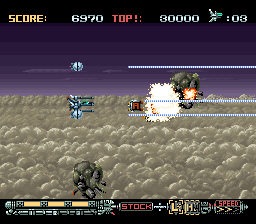 Phalanx - The Enforce Fighter A-144 (Japan) background