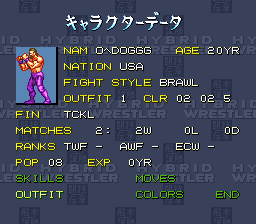 Funaki Masakatsu Hybrid Wrestler - Tougi Denshou (Japan) [En by Phil v1.0] background