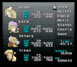Final Fantasy III (USA) background