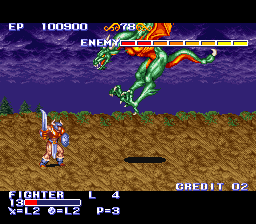 King of Dragons, The (Japan) background