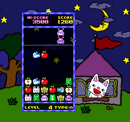 Nontan to Issho - Kurukuru Puzzle (Japan) background
