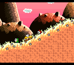 Golden Yoshi Returns background