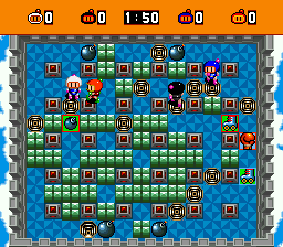 Super Bomberman (Japan) background