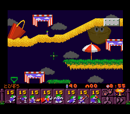 Lemmings 2 - The Tribes (Japan) background