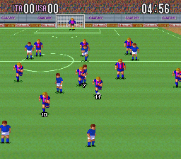 Super Soccer (USA) background