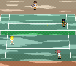Super Family Tennis (Japan) background