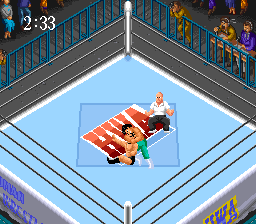 Super Fire Pro Wrestling 2 (Japan) background