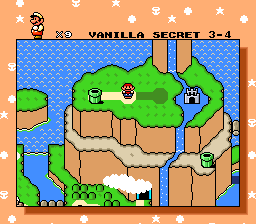Super Mario World - Super Mario Bros. 3 Style Hack background