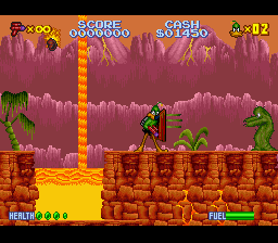 Daffy Duck - The Marvin Missions (USA) background