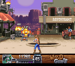 Wild Guns (Japan) background