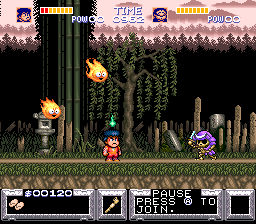 Legend of the Mystical Ninja, The (USA) background