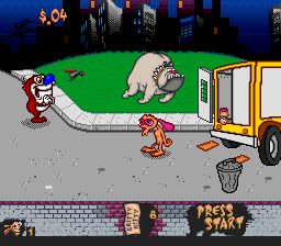 Ren & Stimpy Show, The - Time Warp (USA) background