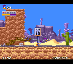 Road Runner (Europe) background