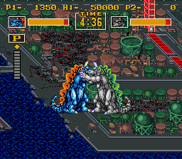King of the Monsters (Japan) background