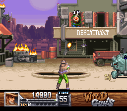 Wild Guns (Europe) background