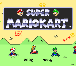 Super Mario Kart - Expert Quest background