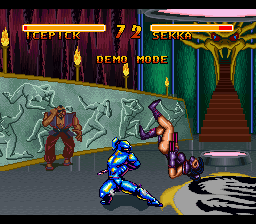 Double Dragon V - The Shadow Falls (USA) background