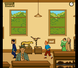 Adventures of Tintin, The - Prisoners of the Sun (Europe) (En,Fr,De,Es) background