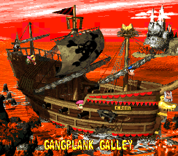 Donkey Kong Country 2 - The Adventure Return background
