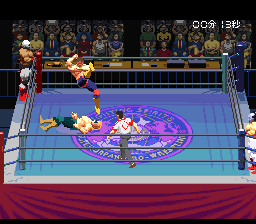 Jikkyou Power Pro Wrestling '96 - Max Voltage (Japan) background