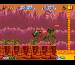 Daffy Duck - The Marvin Missions (Europe) background