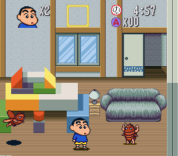 Crayon Shin-chan 2 - Daimaou no Gyakushuu (Japan) background