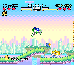 TwinBee - Rainbow Bell Adventure (Japan) background
