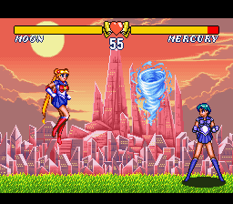 Bishoujo Senshi Sailormoon S - Jougai Rantou! Shuyaku Soudatsusen (Japan) background