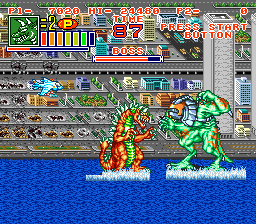King of the Monsters 2 (USA) background