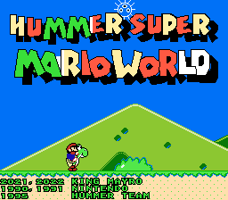 Hummer Super Mario World background