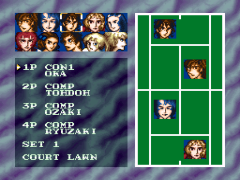 Ace o Nerae! (Japan) [En by RPGOne v1.2] (~Aim for the Ace! - Ace Tennis) background