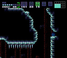 Super Metroid Lost World 2.0 background
