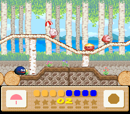 Hoshi no Kirby 3 (Japan) background