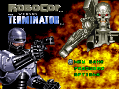 RoboCop versus The Terminator (Europe) background