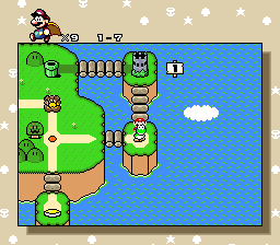 Super Mario World 3 - A whole new world background