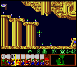 Lemmings (Europe) background