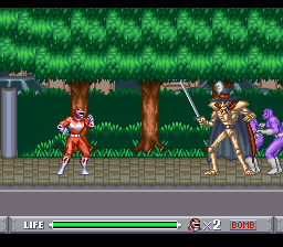 Mighty Morphin Power Rangers (Europe) background