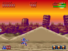 Super Turrican 2 (USA) (Beta1) background